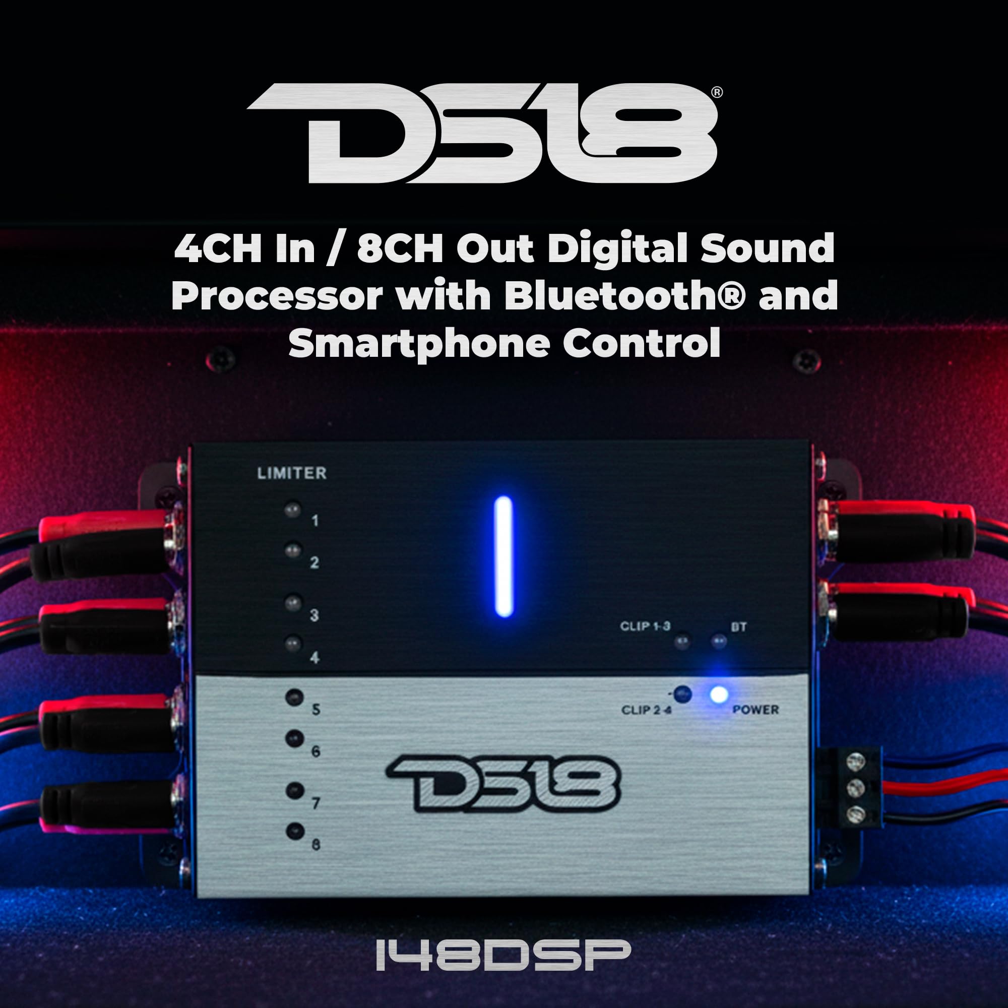 Amazon.com: DS18 i48DSP 8-Channel Digital Sound Processor with
